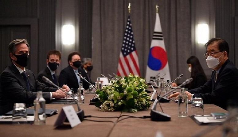 دیدار وزرای خارجه آمریکا و کره‌جنوبی با محور کره شمالی