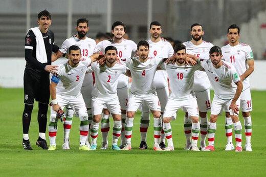 پیروزی قاطع ایران مقابل عراق پیش از شروع بازی/عکس