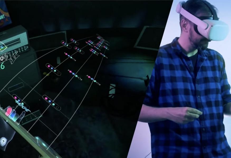 با فناوری واقعیت مجازی گیتار بزنید