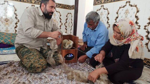 توزیع دستگاه ریسندگی بین دامداران خراسان شمالی