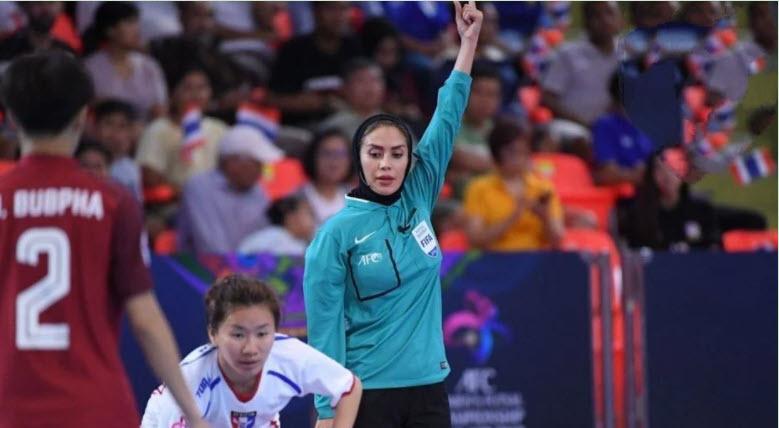  سانسور گلاره ناظمی، نخستین داور زن ایران در جام جهانی مردان