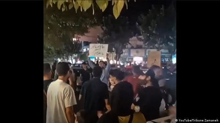 تظاهرات در کرج در همبستگی با اعتراضات خوزستان