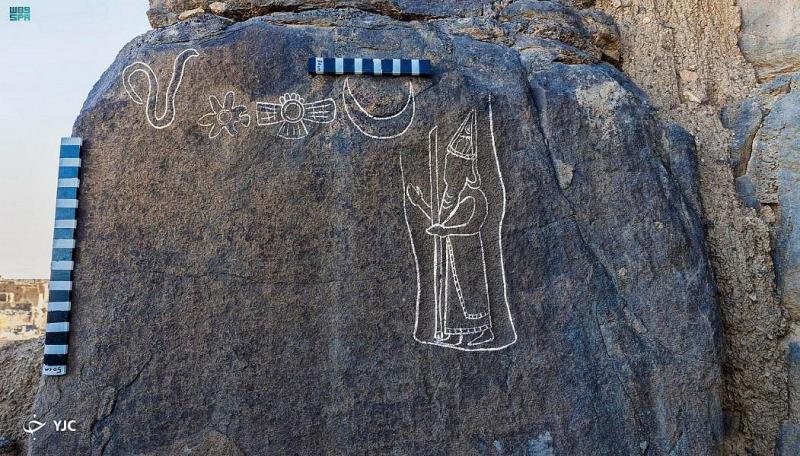کشف حکاکی ۲۵۰۰ ساله در عربستان سعودی+ عکس