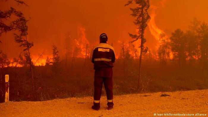 آتش در جنگل‌های شرقی روسیه و تابستان سوزان در ایتالیا