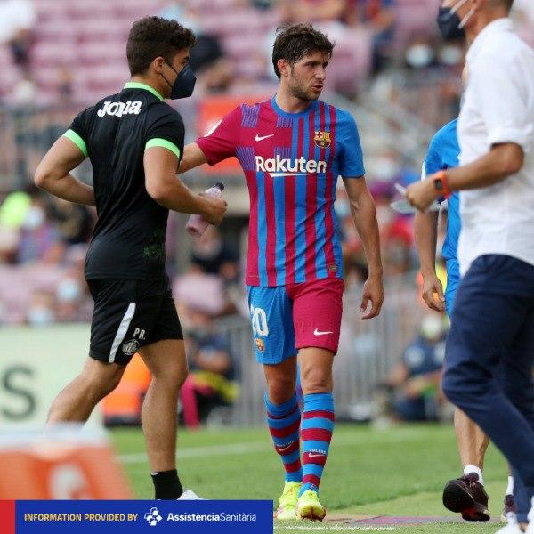 عکس| شوک به بارسا؛ شکستگی دنده ستاره اسپانیایی