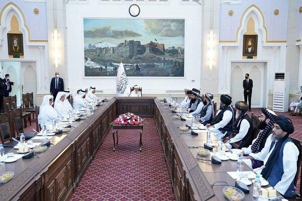 وزیر خارجه قطر به کابل سفر کرد/ دیدار با ملا محمد حسن آخوند