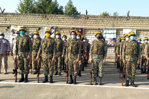 برپایی صبحگاه مشترک نیروهای مسلح در مازندران