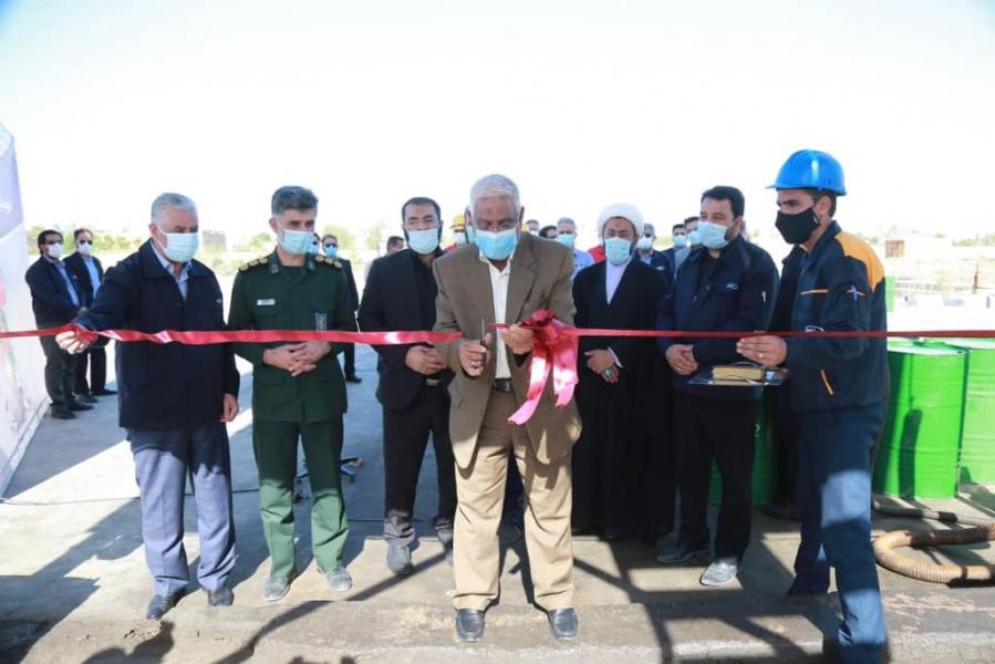 افتتاح پروژه افزایش ظرفیت تولید روغن MES_T ایرانول در پالایشگاه روغنسازی آبادان