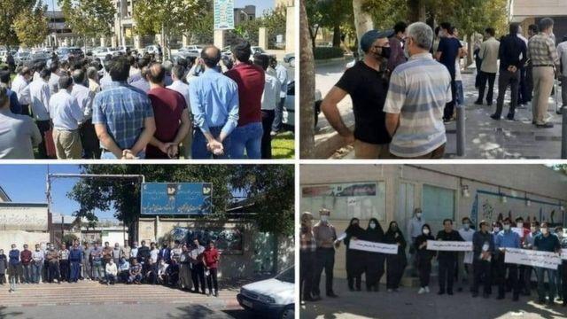 مجلس ایران می‌گوید عقب‌نشینی کرده، اما اعتراض معلمان همچنان ادامه دارد