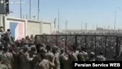 رسانه‌های دولتی ایران می‌گویند که اوضاع در مرز شلمچه نگران‌کننده است
