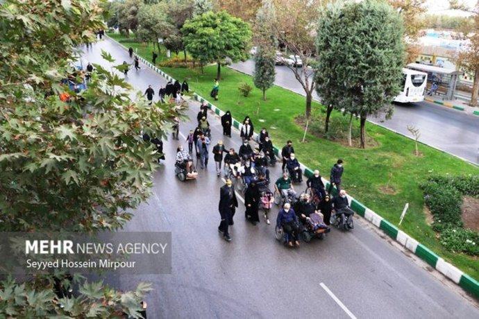 راهپیمایی جاماندگان اربعین در مشهد