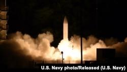 پنتاگون می‌گوید آمریکا یک موشک مافوق صوت را با موفقیت آزمایش کرده است