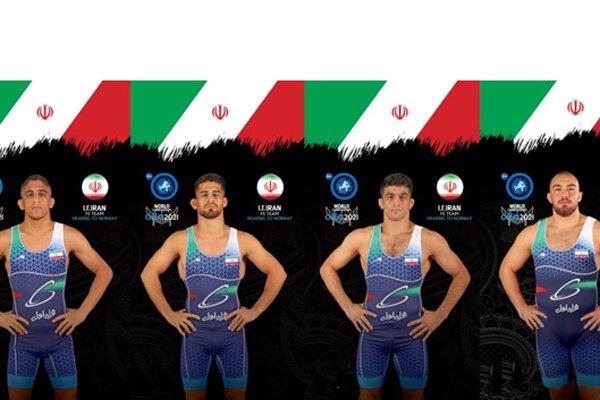 4 Iranians advance to semis of world wrestling c'ships