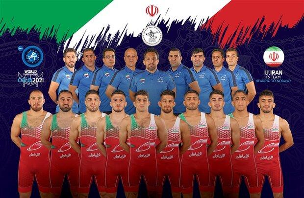 تیم ملی کشتی آزاد ایران روی سکوی سوم جهان/ طلایی که به دل نشست