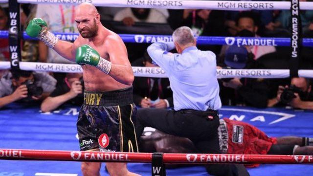 بوکس سنگین ‌وزن؛ فیوری با ناک اوت وایلدر را شکست داد