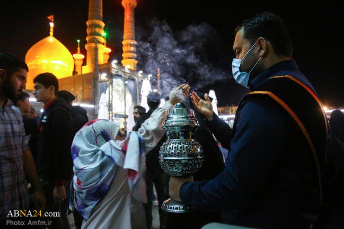 حرم حضرت معصومه درشب‌شهادت امام حسن عسکری