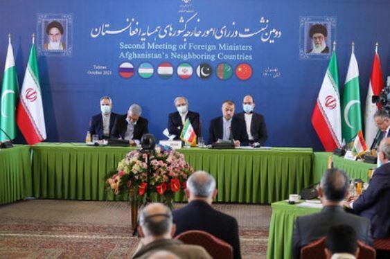 بیانیه مشترک وزیران خارجه کشور‌های همسایه افغانستان+روسیه