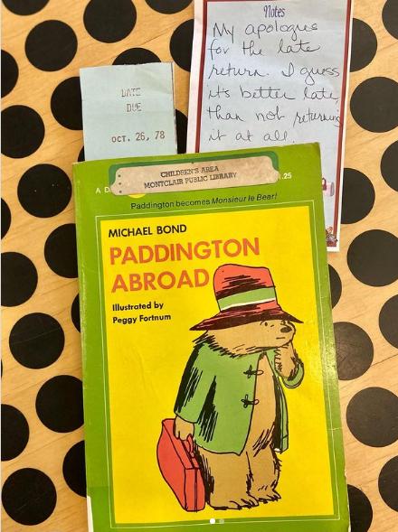 بازگرداندن کتاب امانتی به کتابخانه پس از ۴ دهه