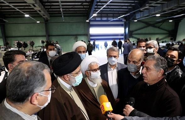 رئیس جمهور از بزرگترین واحد صنعت نساجی استان زنجان بازدید کرد