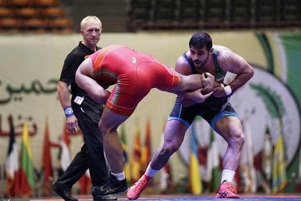 ایران نایب قهرمان مسابقات کشتی آزاد نظامیان جهان شد