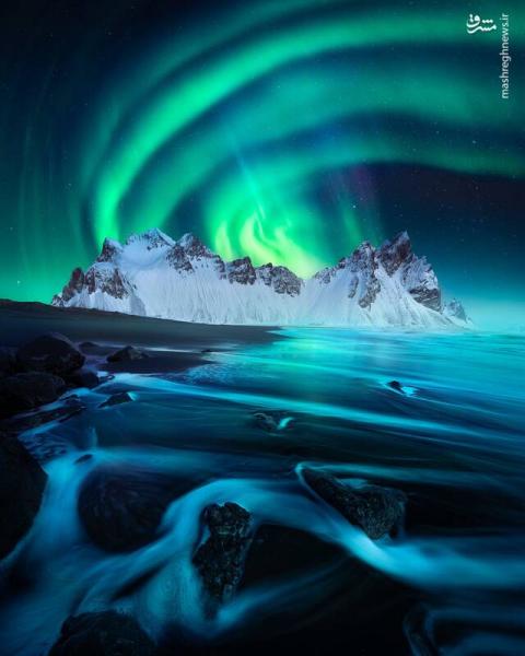تصاویری زیبا از شفق قطبی