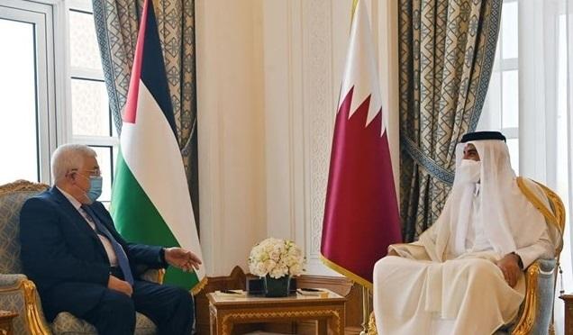 رایزنی محمودعباس و امیر قطر درباره تعرضات گسترده صهیونیستی