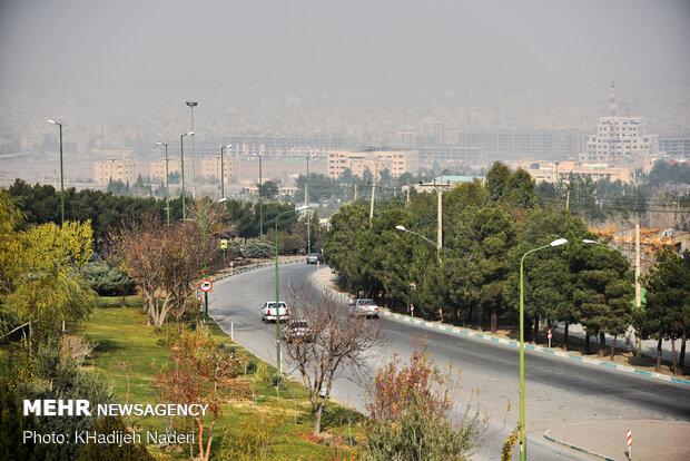 وضعیت نارنجی آلودگی هوا در ۱۱ منطقه شهر اصفهان