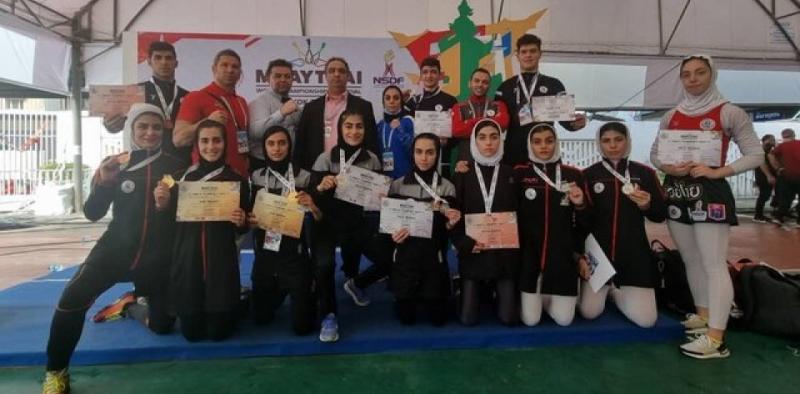 درخشش تیم موی‌تای زنان ایران در رقابت‌های تایلند