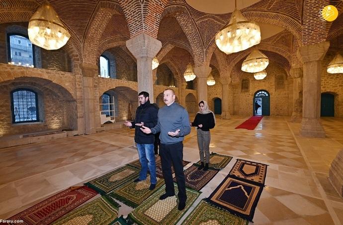 الهام علی اف تولد خود را در قره‌باغ جشن گرفت