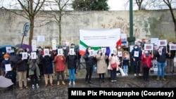 برگزاری تجمعی در پاریس برای آزادی بنجامین بریر، گردشگر زندانی در ایران 