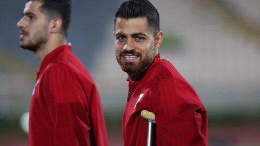 مدافع تیم ملی در لباس پرسپولیس!/عکس