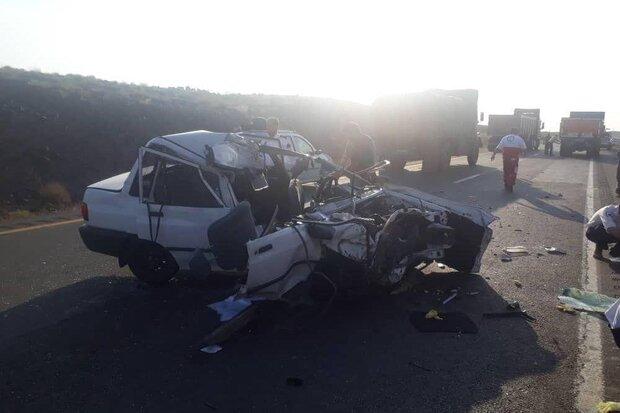 تصادف در جاده الشتر- خرم‌آباد ۴ کشته و ۲ مجروح برجای گذاشت