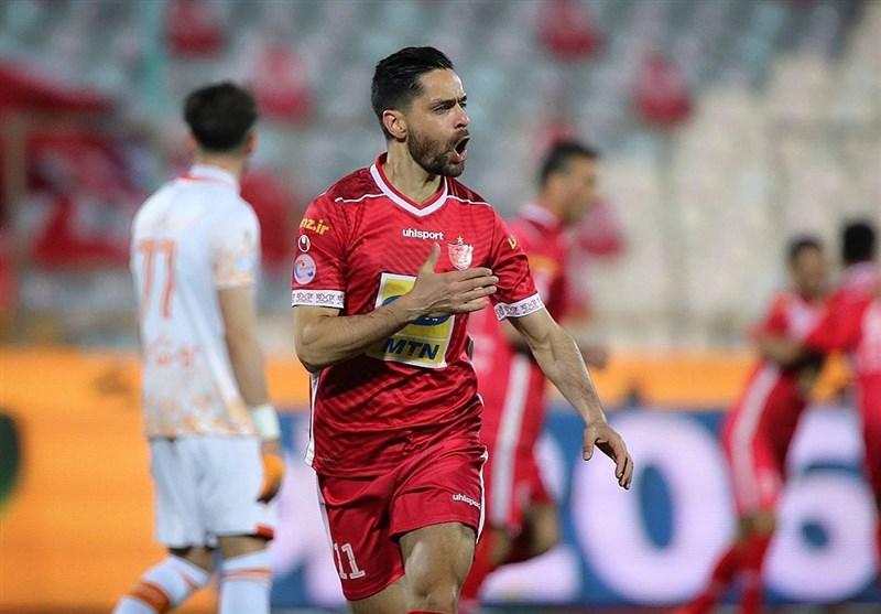 برتری پرسپولیس مقابل مس در نیمه نخست