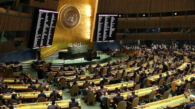 مجمع عمومی سازمان ملل با اکثریت بزرگ آرا حمله روسیه به اوکراین را محکوم کرد؛ ایران رای ممتنع داد
