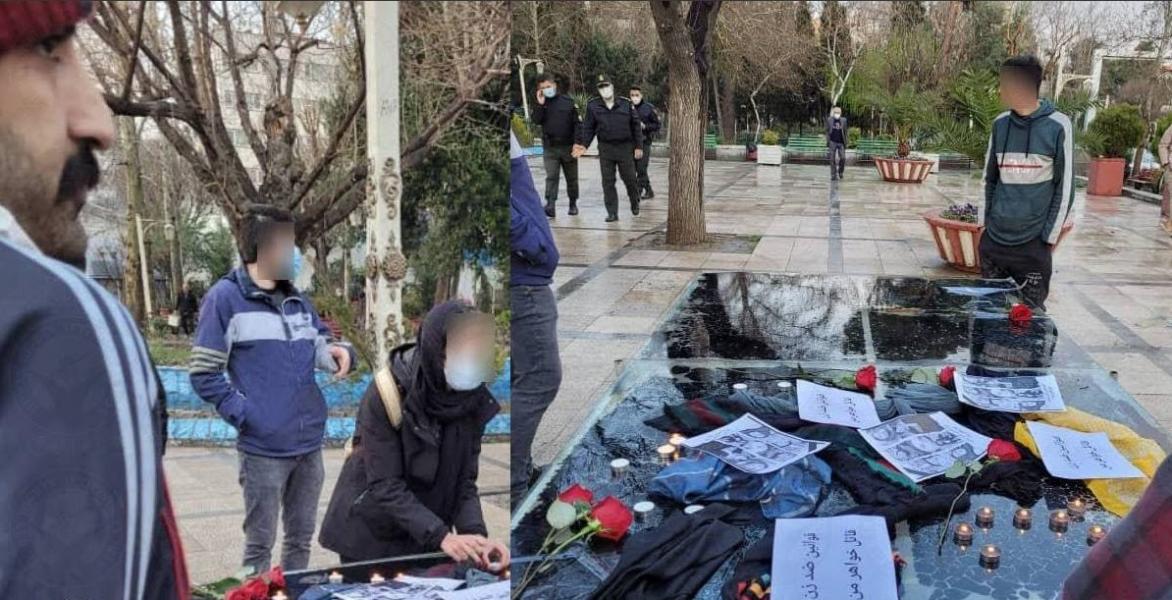  بازداشت امیرعباس آزرم وند در جریان تجمع روز جهانی زنان