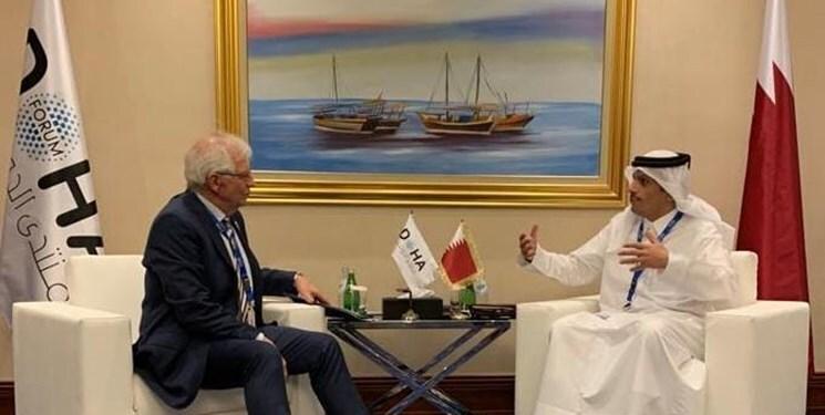 رایزنی بورل و همتای قطری درباره توافق هسته‌ای ایران