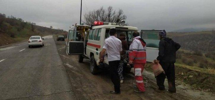 تصادف مرگبار ۲ خودرو در جاده سرپل‌ذهاب
