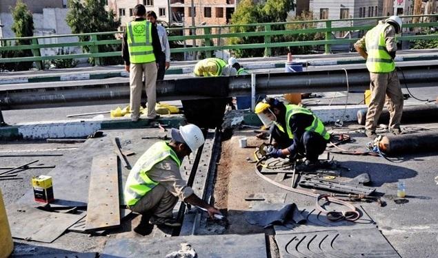 تعمیر تخصصی پل‌های سواره رو پایتخت ادامه دارد