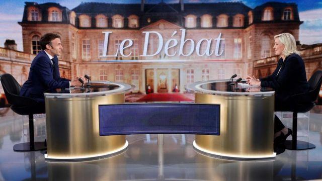 رویارویی نامزدهای انتخابات ریاست جمهوری فرانسه در مناظره تلویزیونی
