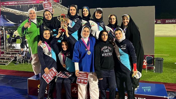 تیم ملی کشتی آلیش زنان ایران قهرمان آسیا شد