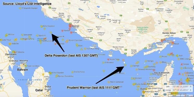 ایران دو نفتکش یونانی را در آب‌های خلیج فارس توقیف کرد + تصاویر