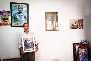 پدر شهید: جمعه‌ها خانه مردم را نظافت می‌کردم! + عکس