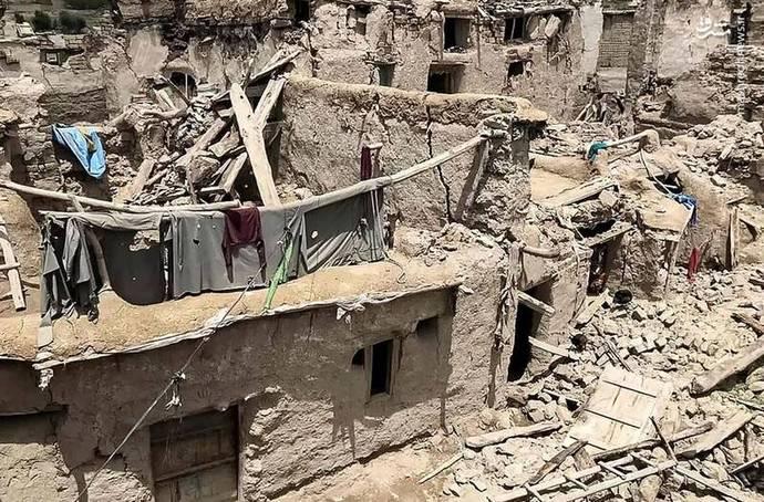 ویرانه‌های زلزله در پکتیکا و خوست افغانستان
