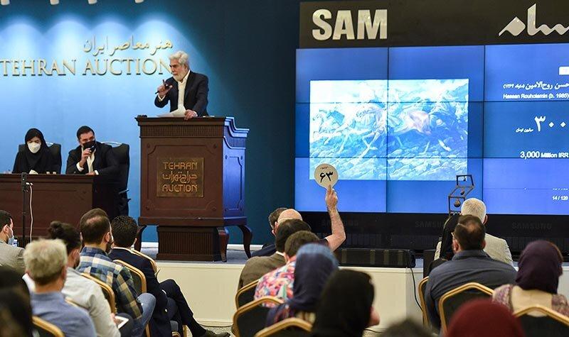 گردش مالی 78 میلیاردی تازه‌ترین حراج تهران؛ چه آثاری به چه قیمتی چکش خوردند؟