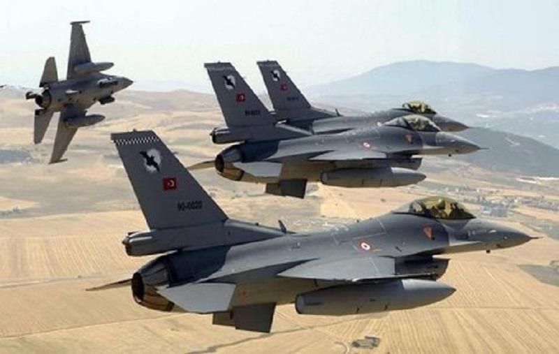 حمله هوایی ترکیه به استان دهوک عراق