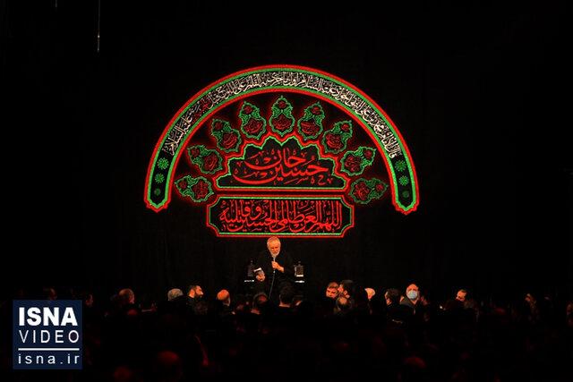 ویدئو / شب هفتم محرم در مسجد ارگ تهران