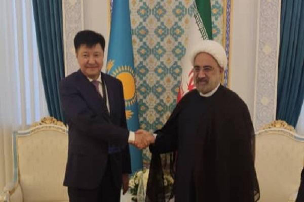 دیدار معاون اول قوه قضاییه با رئیس دادگاه عالی قزاقستان