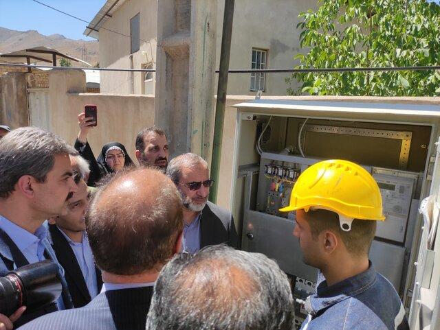 افتتاح ۶ پروژه توزیع برق تفرش با حضور استاندار مرکزی