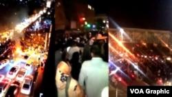 هیچ چیز حریف معترضان در ایران نشد، نه قطع اینترنت نه راهپیمایی حکومتی