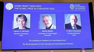 سه دانشمند مشترکا برنده نوبل شیمی ۲۰۲۲ شدند؛ شارپلس نوبل دوم خود را ثبت کرد